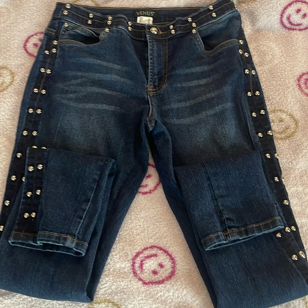 Venus denim washed with grommets